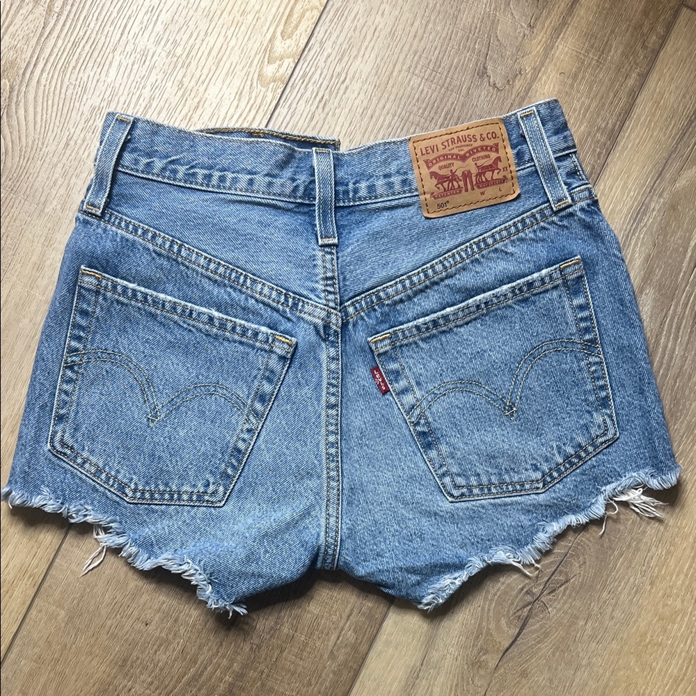 Levi's Women's Light Blue Jean Shorts